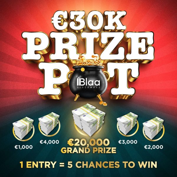 WIN €30,000 Mega Cash Special!