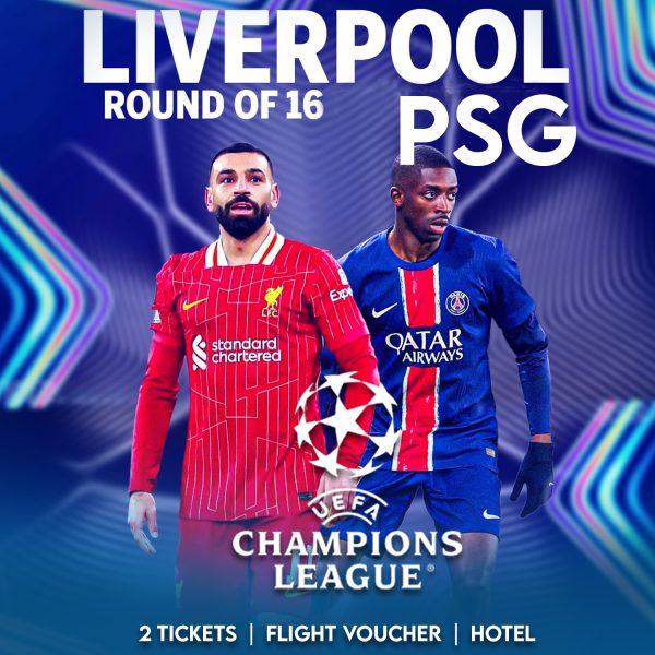 WIN Liverpool v PSG Champions League Package